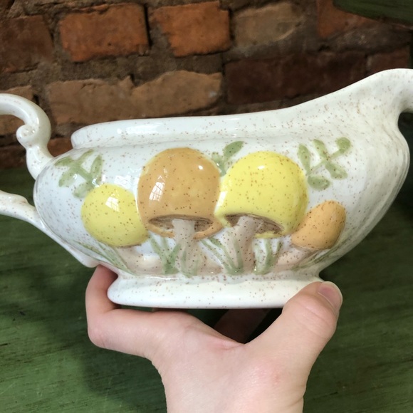 Vintage Other - 2/$27- Vintage mushroom gravy boat